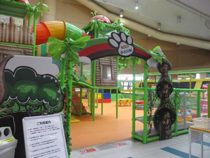 店内奥にあるキッズパーク／タイトーＦステーション前橋リリカ店