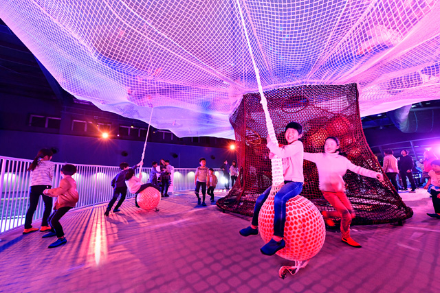 木の実ブランコ／モビリティリゾートもてぎ　巨大ネットの森 SUMIKA