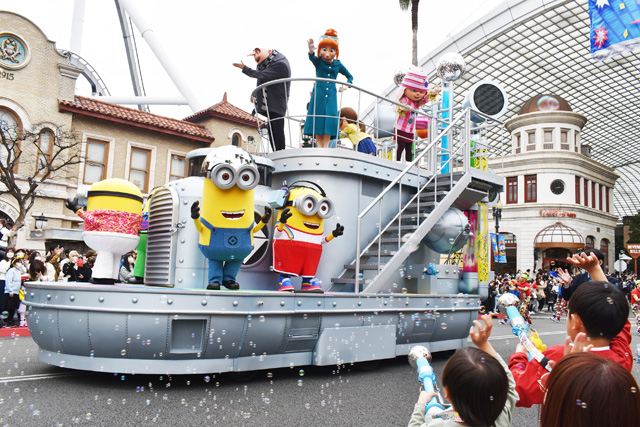 ミニオンたちの登場／ユニバーサル・スタジオ・ジャパン（大阪府）