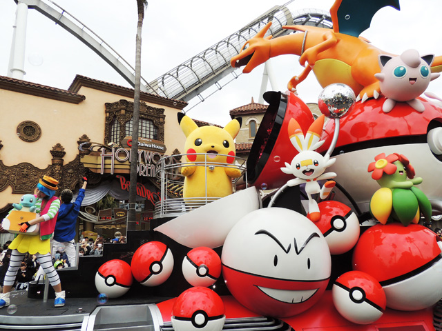 ラストのフロートはポケモン／ユニバーサル・スタジオ・ジャパン（大阪府）