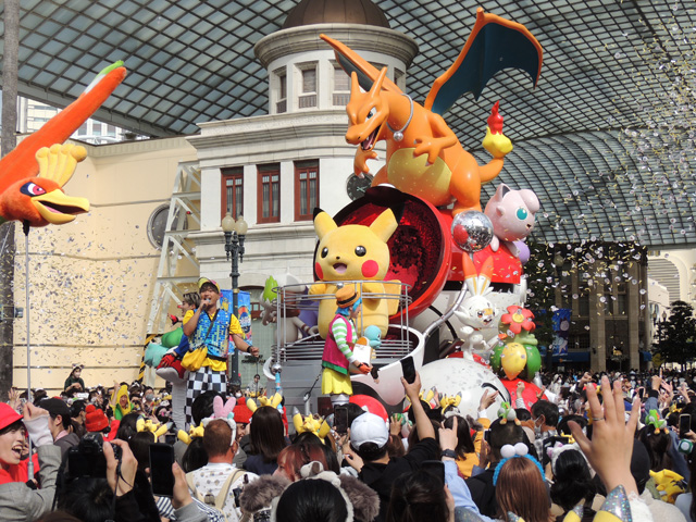 フロートが止まったら近くまで行ってOK／ユニバーサル・スタジオ・ジャパン（大阪府）