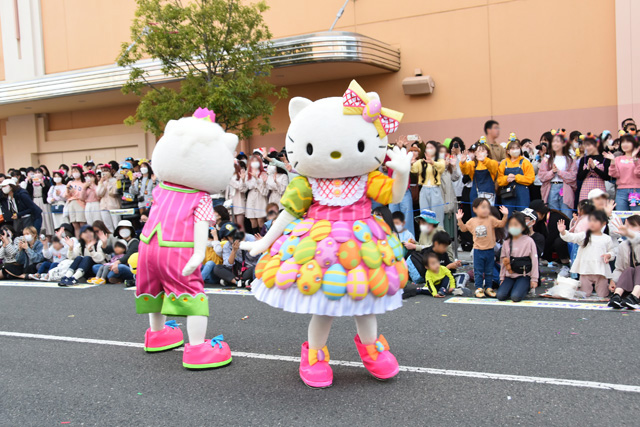 イースター・コスチュームが可愛いハローキティ／ユニバーサル・スタジオ・ジャパン（大阪府）