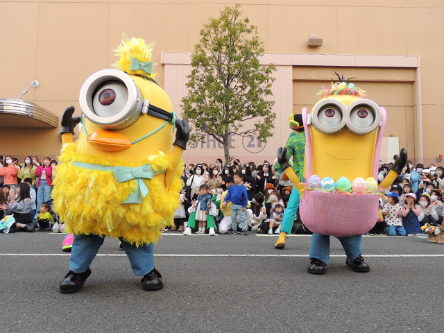 かわいいコスチュームのミニオン／ユニバーサル・スタジオ・ジャパン（大阪府）