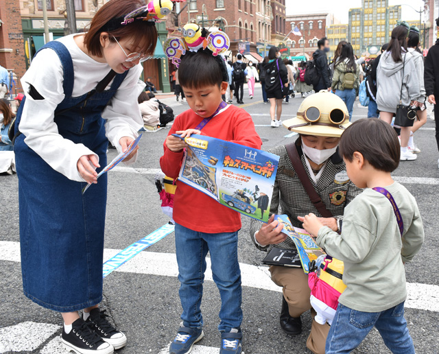 クイズラリーのほかツアーガイドさんとっておきの参加しないと聞けない話も／ユニバーサル・スタジオ・ジャパン（大阪府）