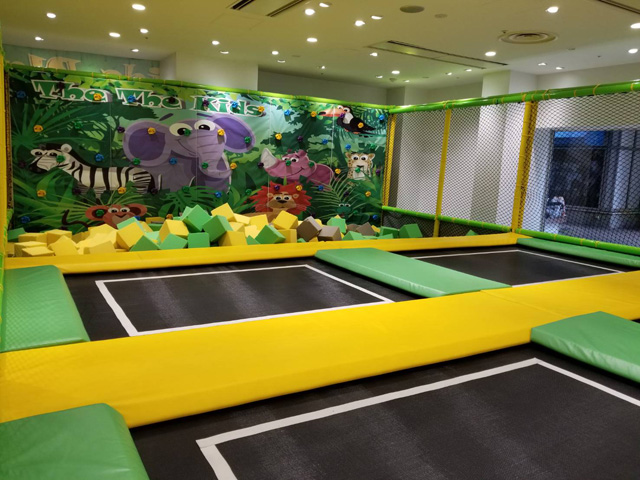 ボルダリングトランポリン/The Kidsデックス東京ビーチ店