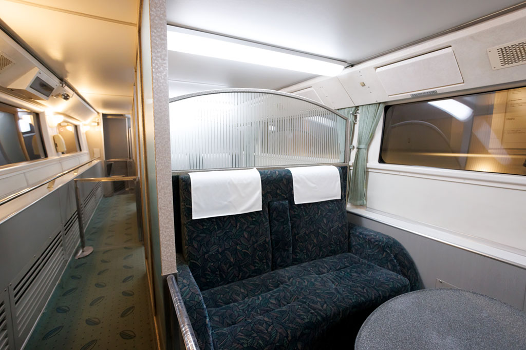 RSE（20000形）の2階建て車両／ロマンスカーミュージアム