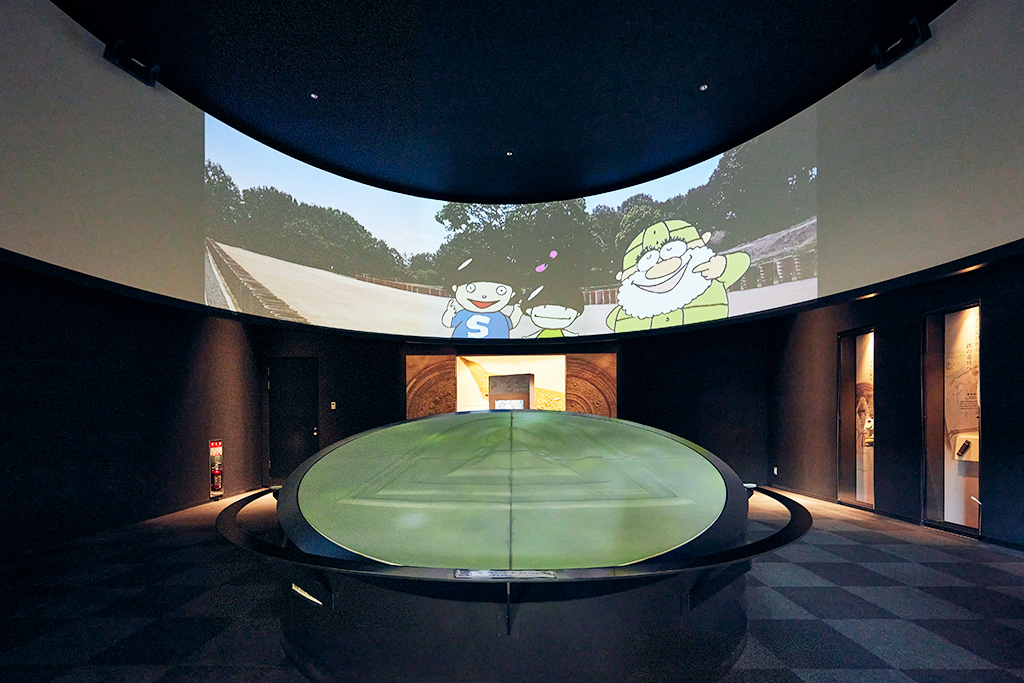 アニメーション解説の様子/今城塚古代歴史館（大阪府/高槻市）