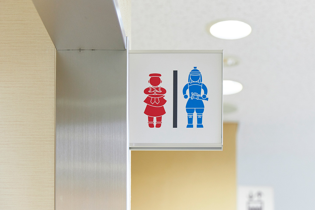 埴輪のトイレマーク/今城塚古代歴史館（大阪府/高槻市）