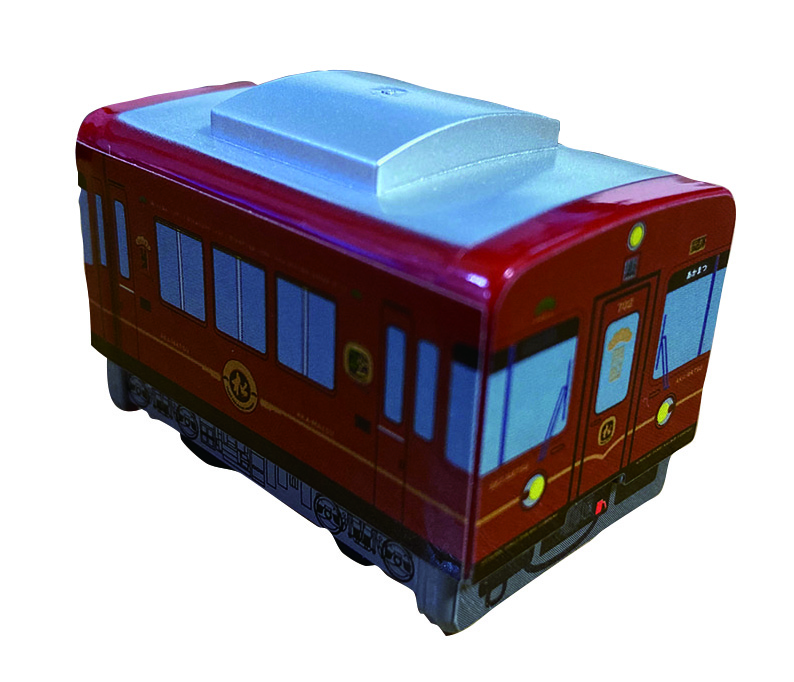 丹後あかまつ号チョロＱをゲット/丹後あかまつ号・丹後あおまつ号10周年記念イベント