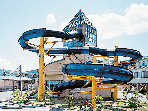 ウォータースライダー/ラ・フランス温泉館 ホテル湯楽々（岩手県/紫波町）