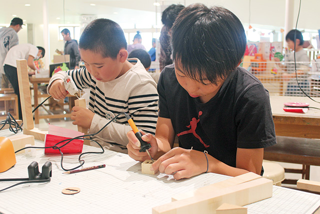 木工体験（一例）/SHONAI HOTEL SUIDEN TERRASSE（山形県/鶴岡市）