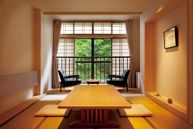 ゆったりくつろげる客室/庄助の宿 瀧の湯（福島県/会津若松市）