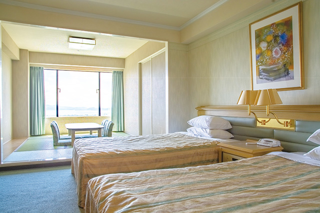 和洋室のほかちびっぷるーむ/ホテルリステル猪苗代ウイングタワー（福島県/猪苗代町）