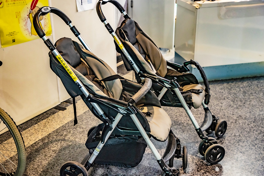 貸し出し用ベビーカー/伊丹市昆虫館（兵庫県）