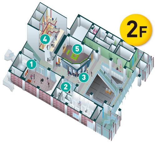 フロアマップ2F/京都市市民防災センター(京都府)