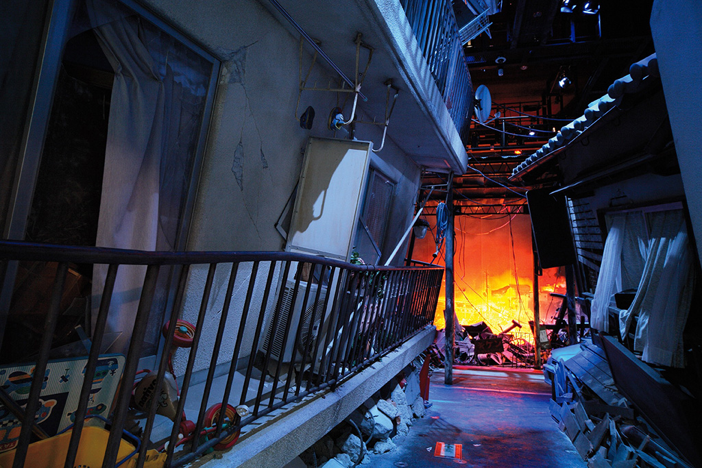 「震災追体験フロア」/念人と防災未来センター(兵庫県/神戸市)