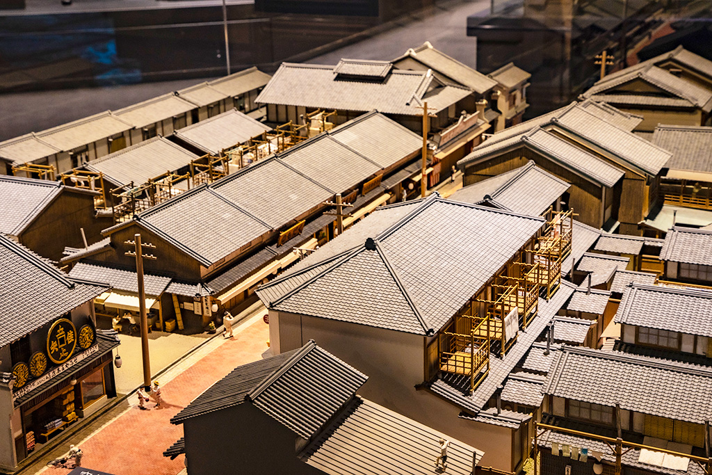 模型「空堀通商店街・路地・長屋」/大阪くらし今昔館（大阪府/大阪市）