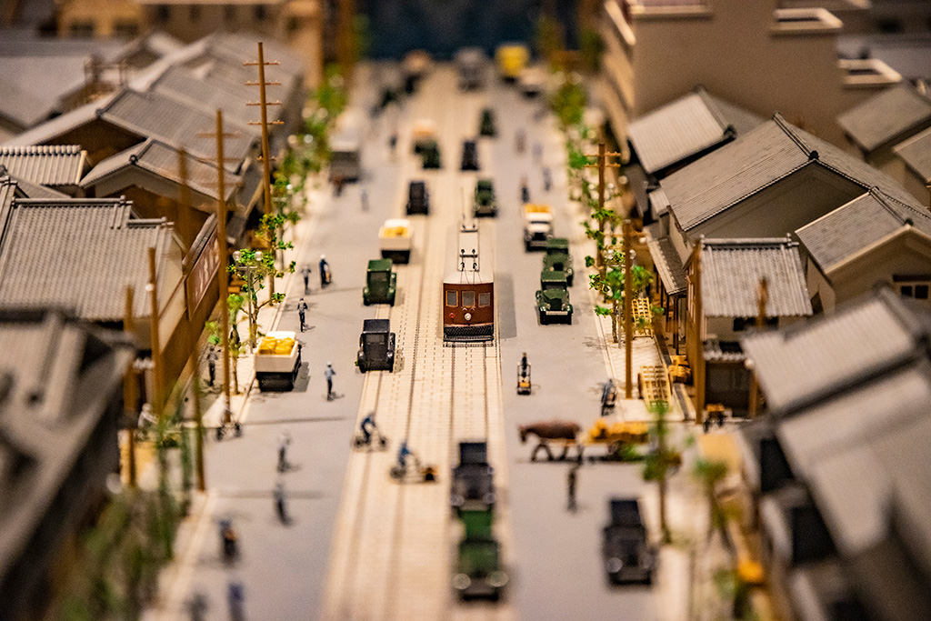 昭和7年（1932）頃の堺筋のようす/大阪くらし今昔館（大阪府/大阪市）