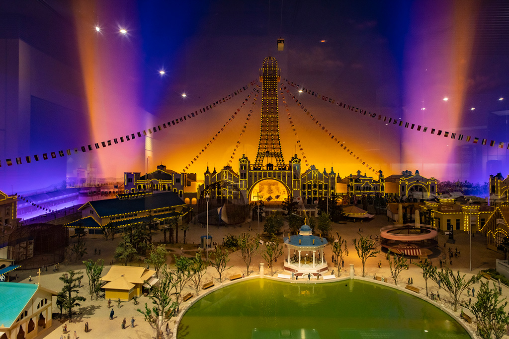 模型「大阪新名所 通天閣とルナパーク」/大阪くらし今昔館（大阪府/大阪市）