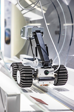 下水道の中を自走して点検を行うロボット/大阪市下水道科学館(大阪府)