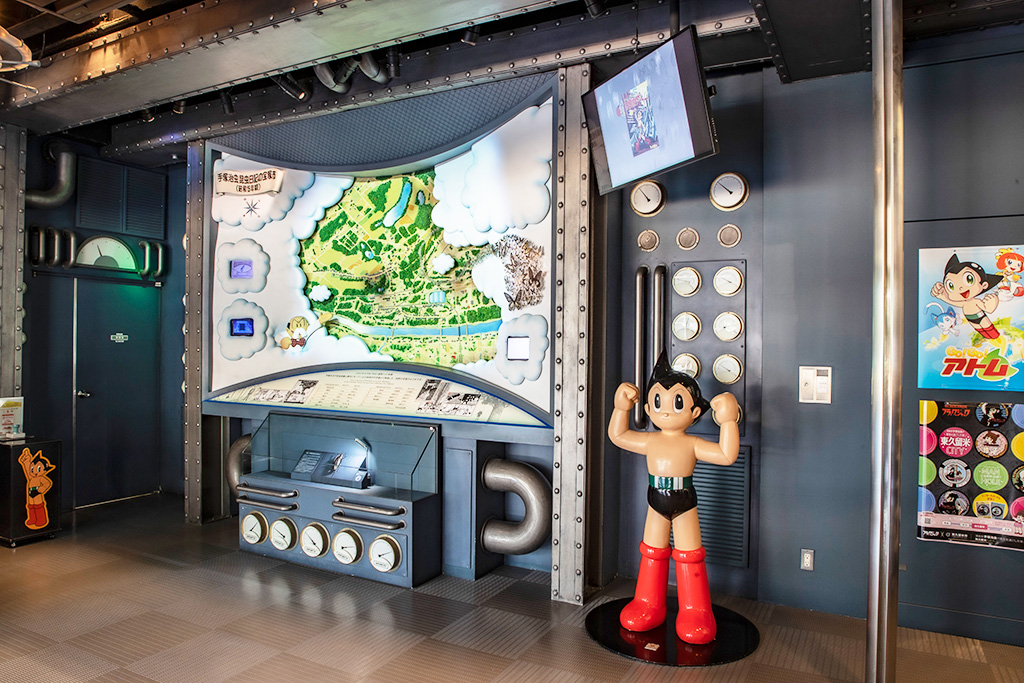 地下1階展示/宝塚市立手塚治虫記念館(兵庫県)