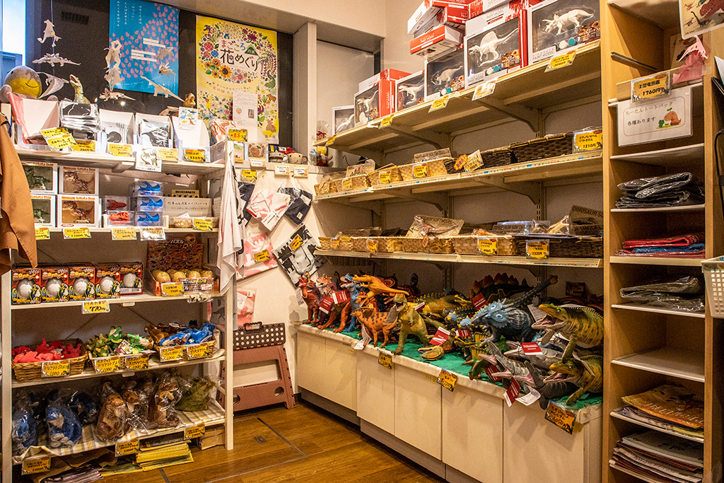 「ミュージアムショップ」/丹波竜化石工房「ちーたんの館」（兵庫県/丹波市）