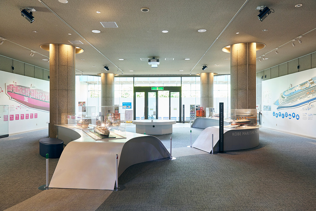 模型で再現した航路/神戸海洋博物館（兵庫県/神戸市）