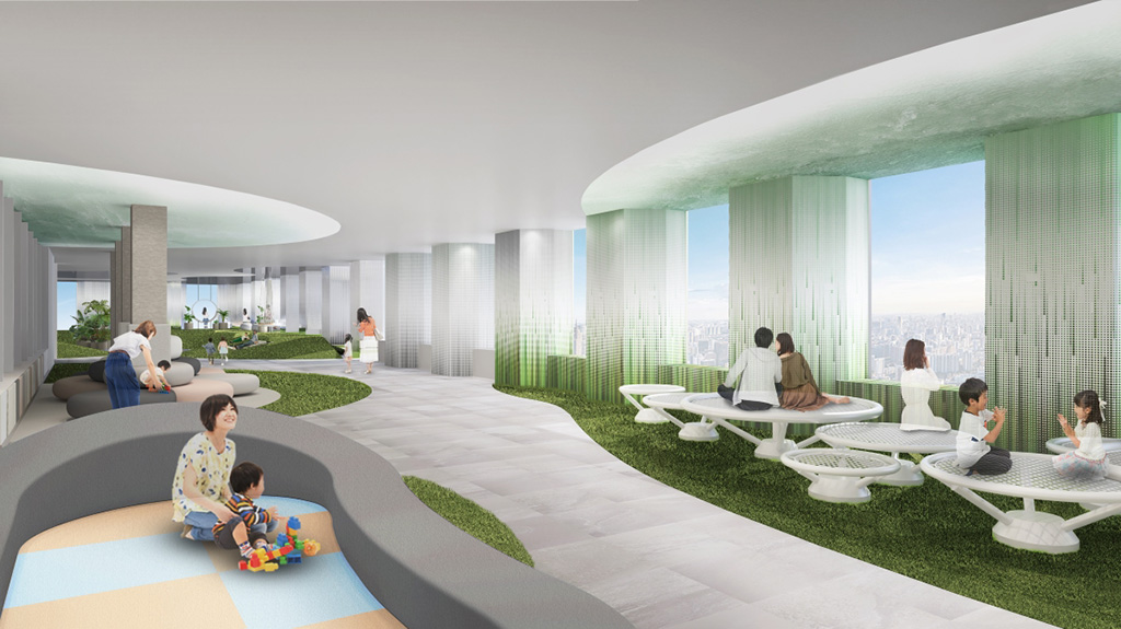 「てんぼうの丘」/サンシャイン60展望台 てんぼうパーク(東京都/豊島区)