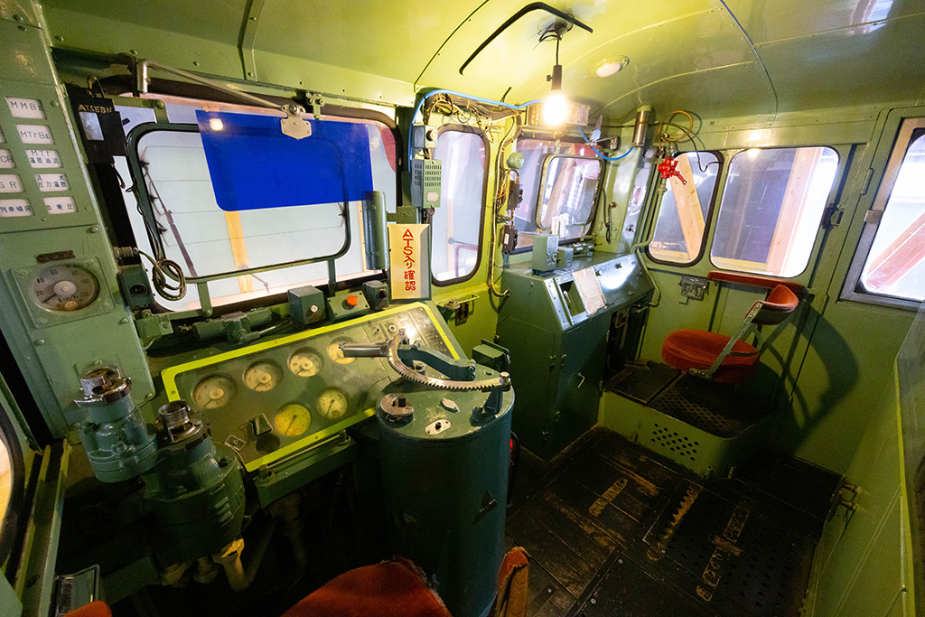 ED70形の車内/長浜鉄道スクエア(滋賀県/長浜市)