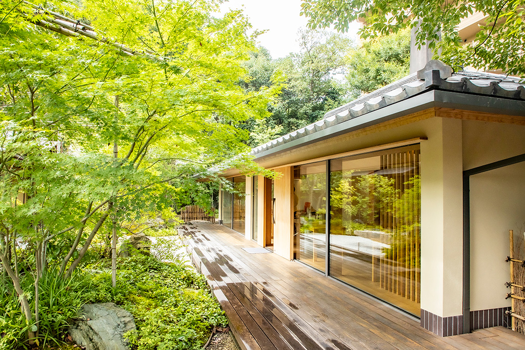 別棟の「休憩室」/竹中大工道具館（兵庫県/神戸市）