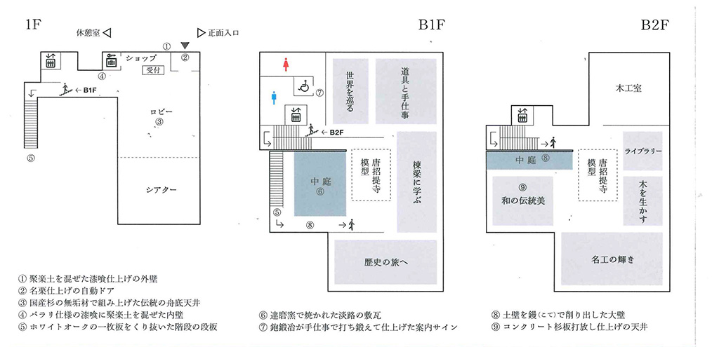 フロアマップ/竹中大工道具館（兵庫県/神戸市）