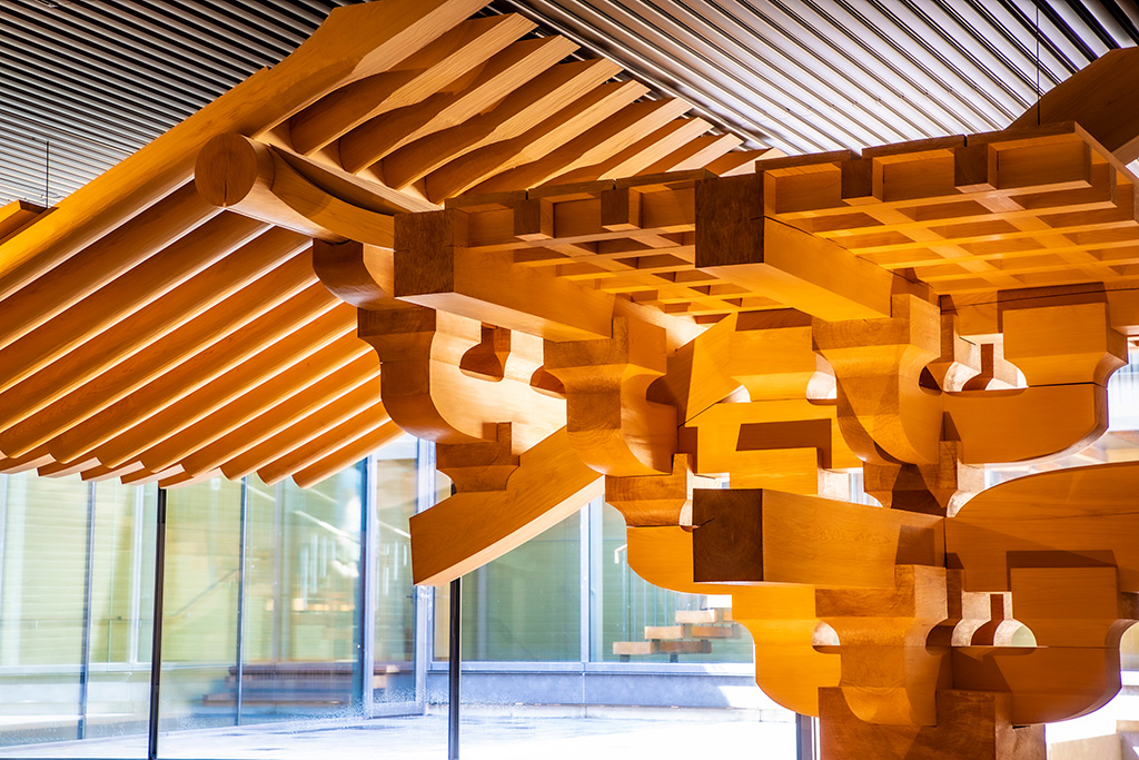 唐招提寺金堂の組物の実物大模型/竹中大工道具館（兵庫県/神戸市）