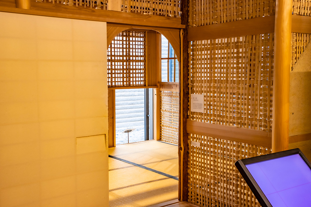 茶室模型の内部/竹中大工道具館（兵庫県/神戸市）