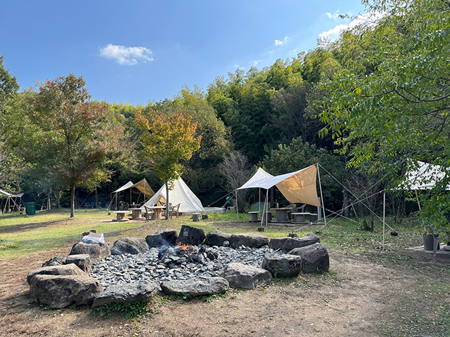 「炎の囲炉裏」/道の駅 四季の郷公園(和歌山県/和歌山市)