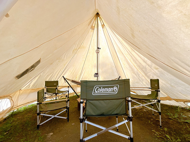 大人6人がゆっくりと過ごせるTIPI/道の駅 四季の郷公園(和歌山県/和歌山市)