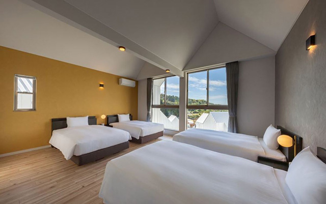 ヴィラ寝室/ヴィラリゾート「かなたのさと」(和歌山県/和歌山市)