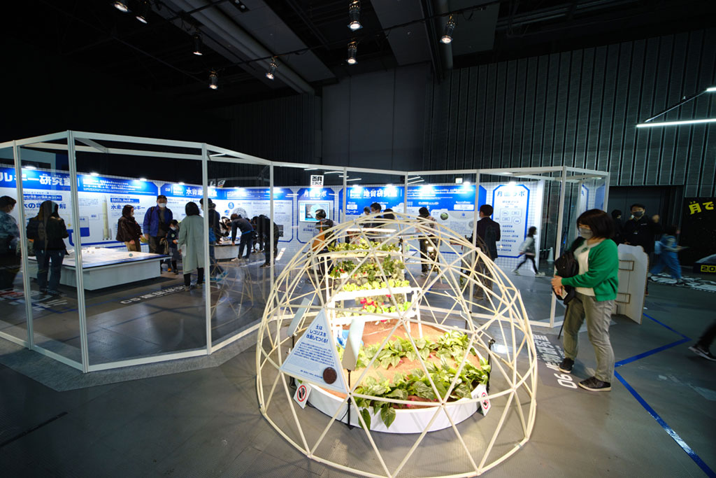 基地ゾーン/特別展「NEO 月でくらす展 ~宇宙開発は、月面移住の新時代へ!~」/日本科学未来館(東京都/江東区)