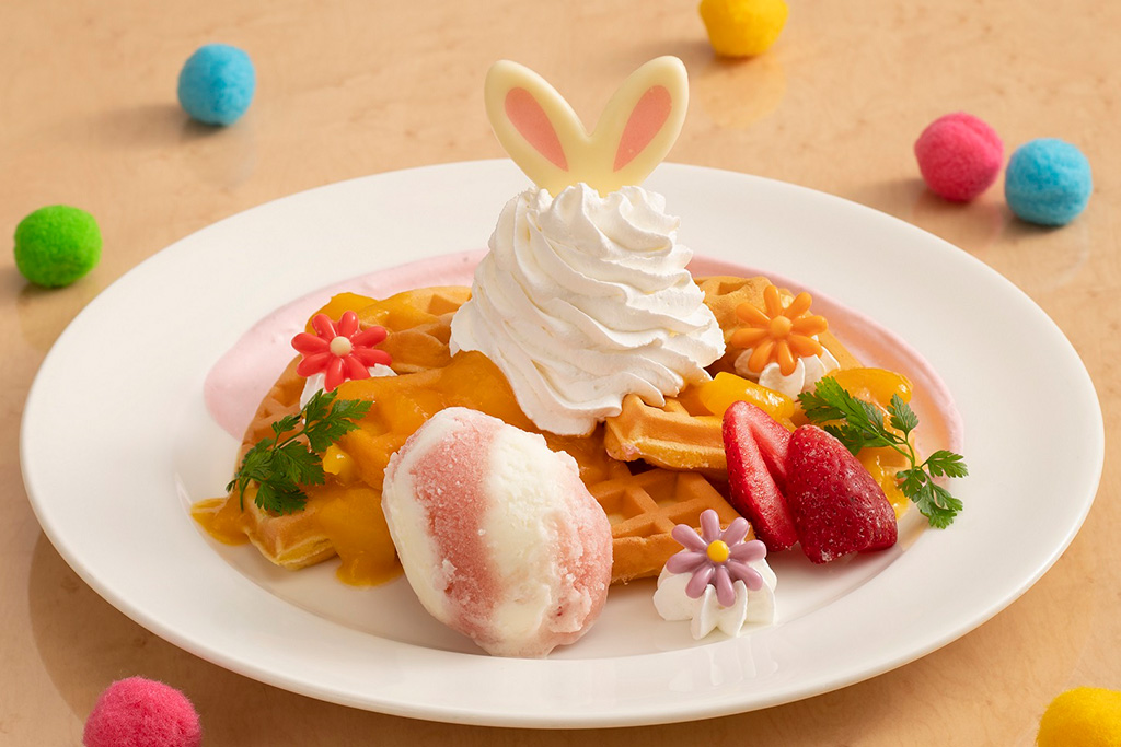 「ハッピーイースターワッフルプレート/志摩スペイン村「ハッピーイースター」（三重県/志摩市）