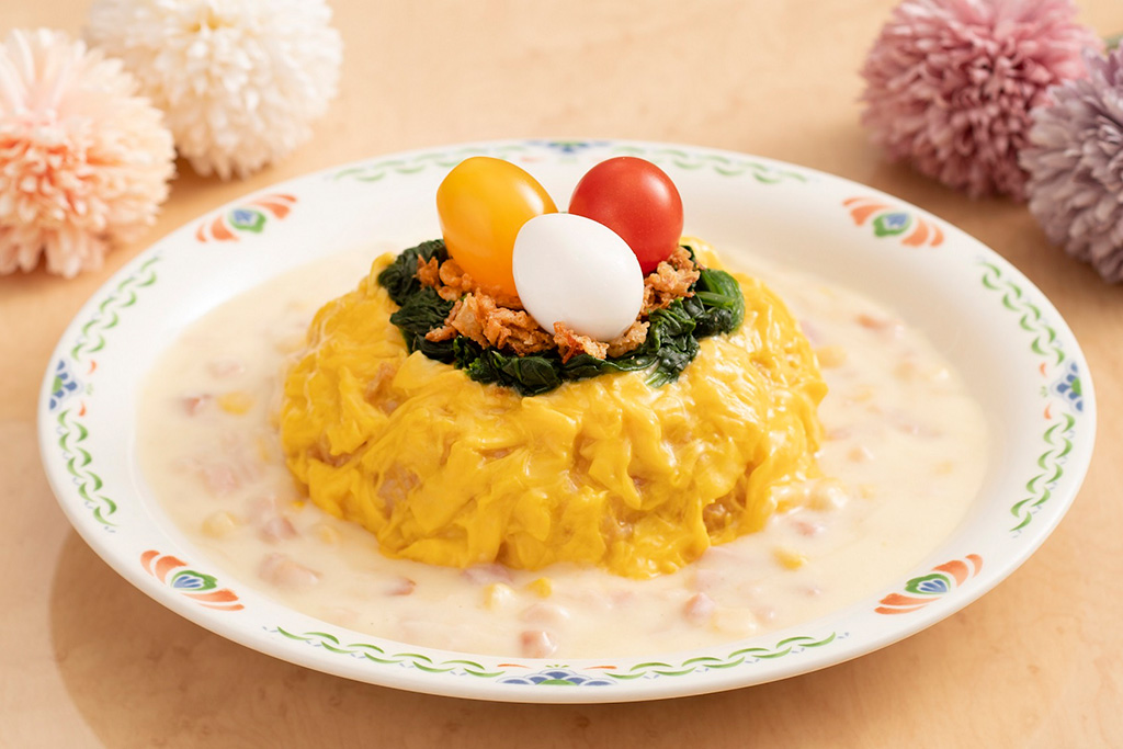 「イースター巣ごもりオムライス」/志摩スペイン村「ハッピーイースター」（三重県/志摩市）