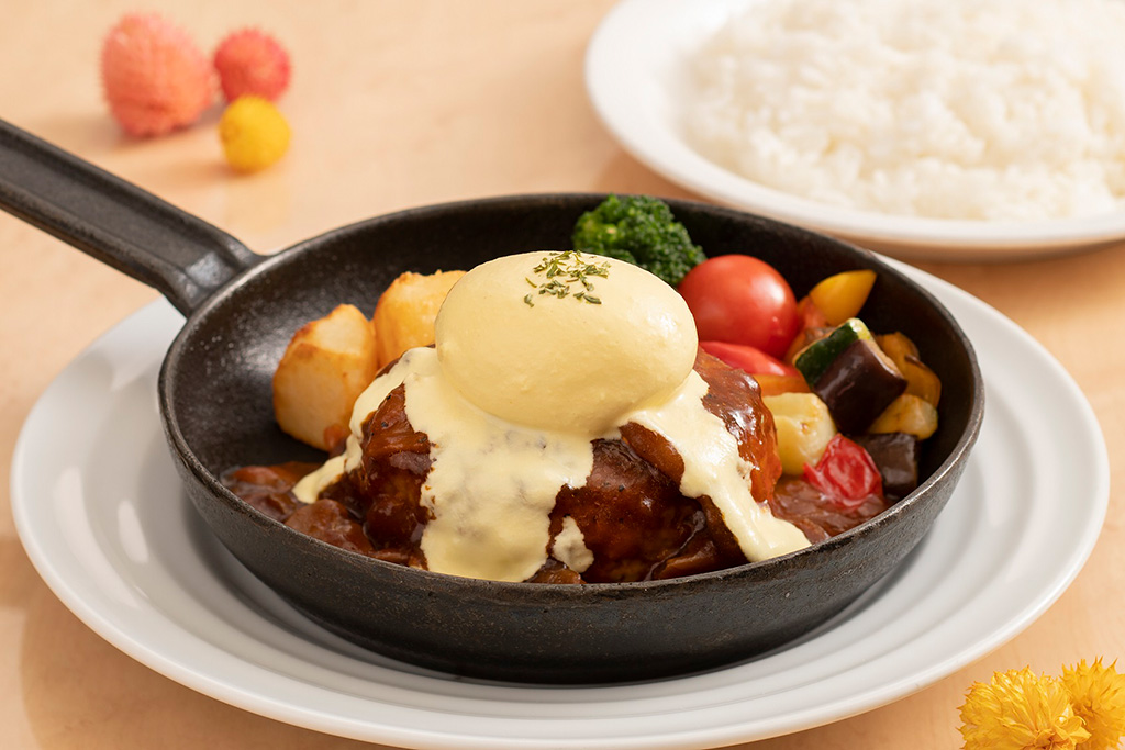 「イースターエッグハンバーグ」/志摩スペイン村「ハッピーイースター」（三重県/志摩市）