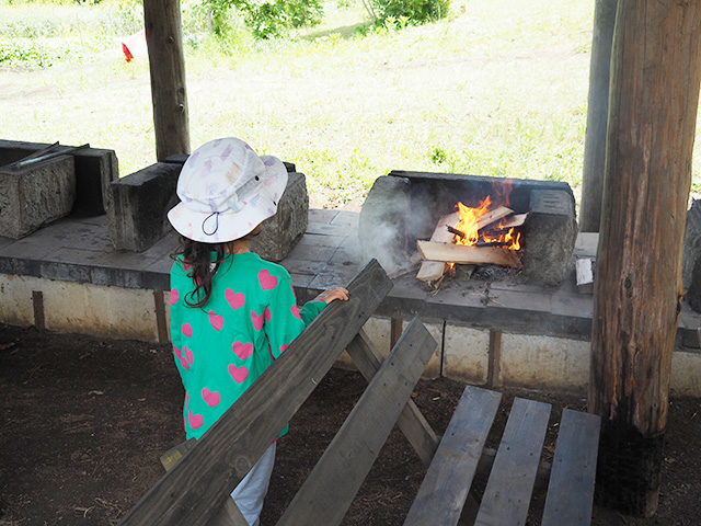 BBQの準備/森本農園（千葉県/木更津市）