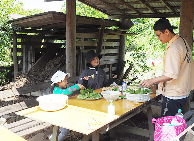 BBQの様子/森本農園（千葉県/木更津市）