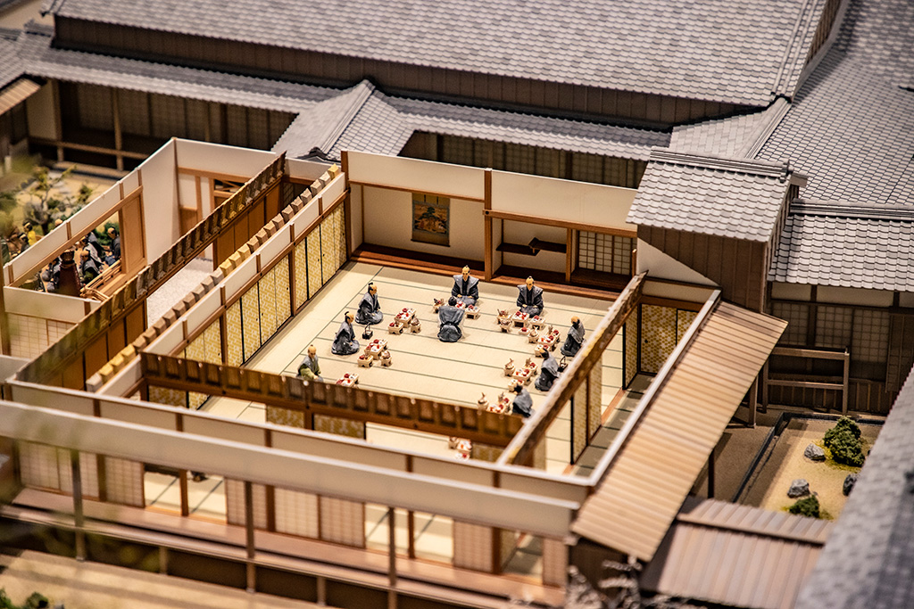 御師の屋敷の模型展示/三重県総合博物館MiMu（津市）