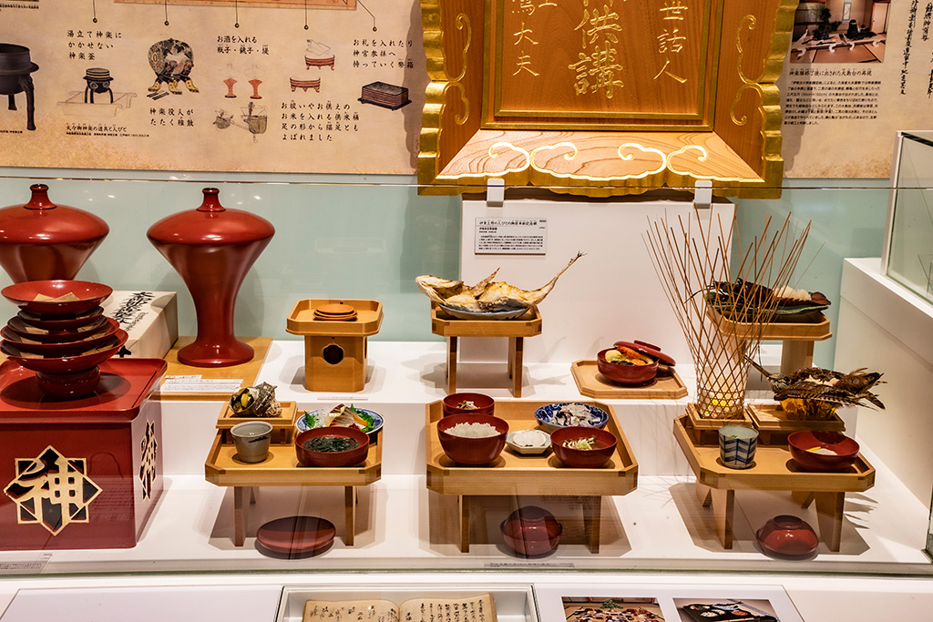 ご馳走の再現レプリカ/三重県総合博物館MiMu（津市）