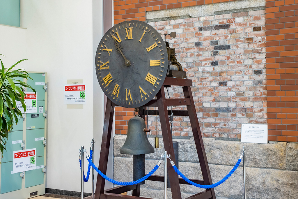 明治9年に製作された大時計の展示/造幣博物館(大阪府/大阪市)