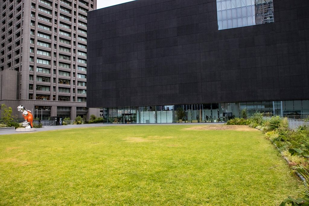 2階の芝生広場/大阪中之島美術館(大阪府/大阪市)