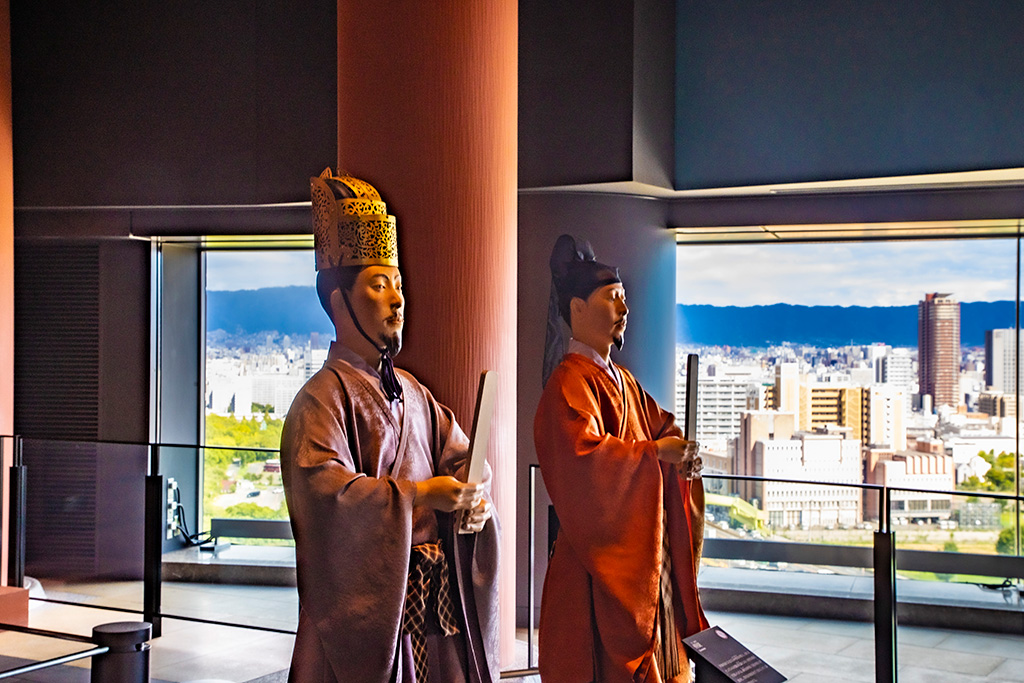 古代フロアの原寸大の人形/大阪歴史博物館（大阪府/大阪市）