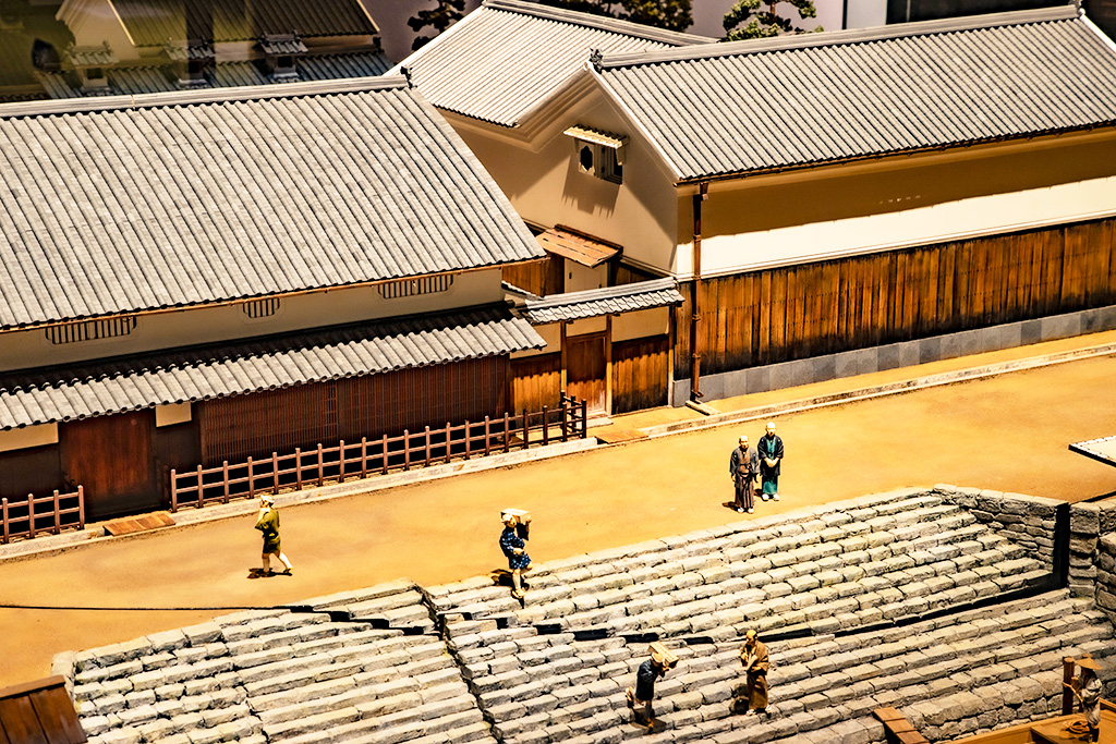 船場の街並みのジオラマ/大阪歴史博物館（大阪府/大阪市）