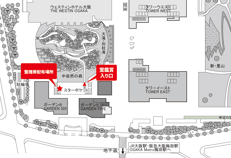 「新梅田シティ・中自然の森」ゲンジボタルの放流（大阪府/大阪市）