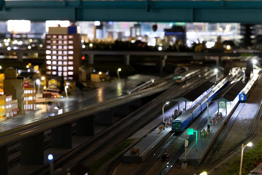 夜景のジオラマ/ジオラマ京都JAPAN（京都府/京都市）